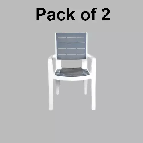 italica-designer-plastic-chair-with-arm-white-sgrey-color-5115-set-of-2