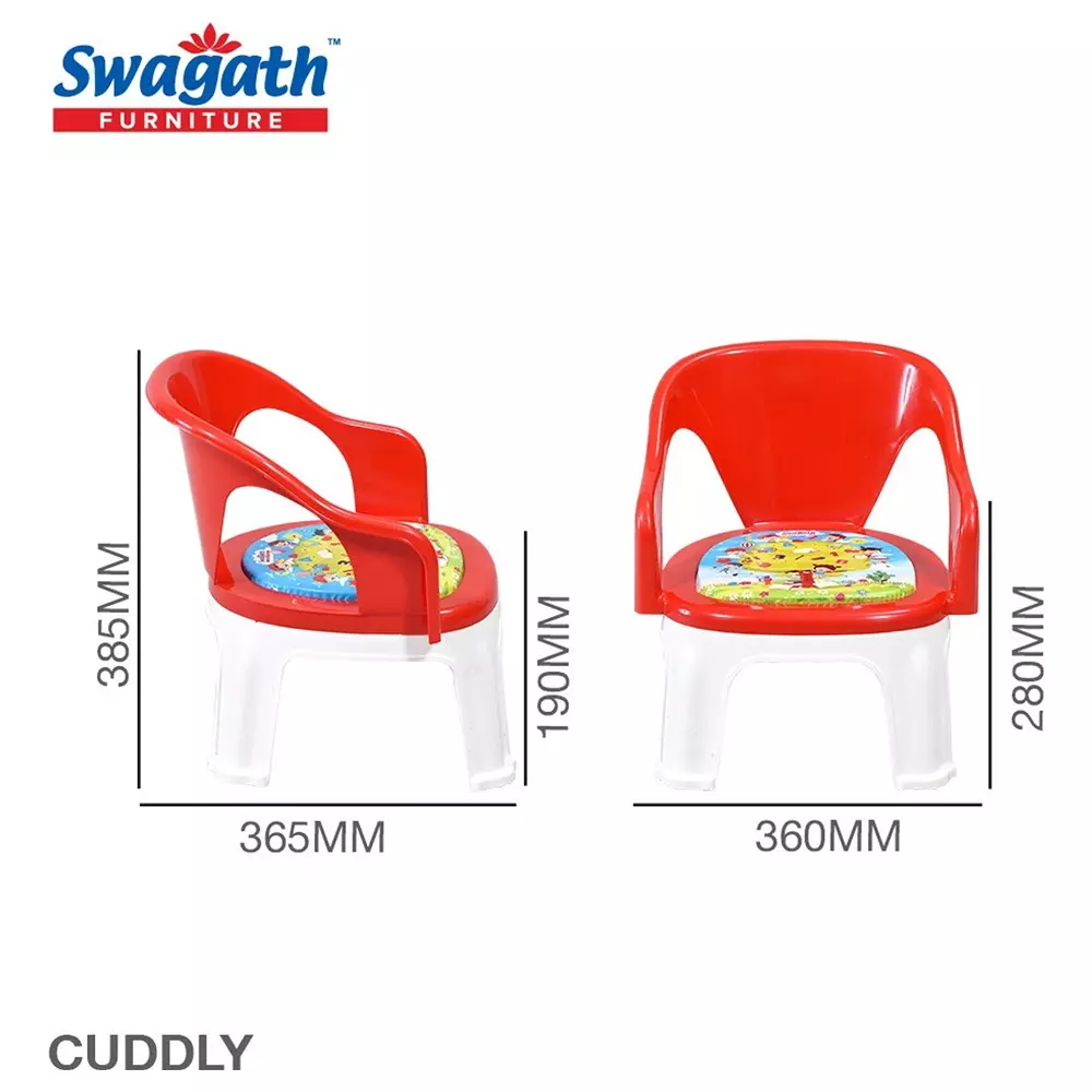 swagath-cuddly-kids-armrest-plastic-chair-30-kg-load-capacity-pre-assembled-type-red-color-cuddly-t-br-4-pack-of-4-pcs