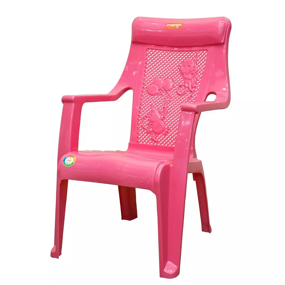 Mango CHIMPU Baby Chair with Armrest Polypropylene Plastic 457.2x381x584.2 mm Rose Pink