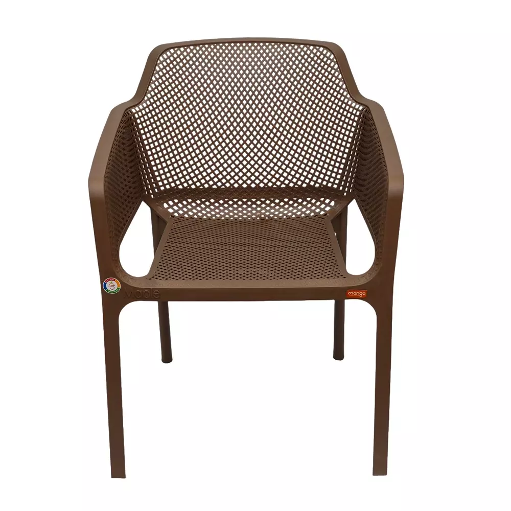 Mango Premium MAPLE Monobloc Chair with Armrest Glass Fibre Plastic 584.2x609.6x787.4 mm RDB