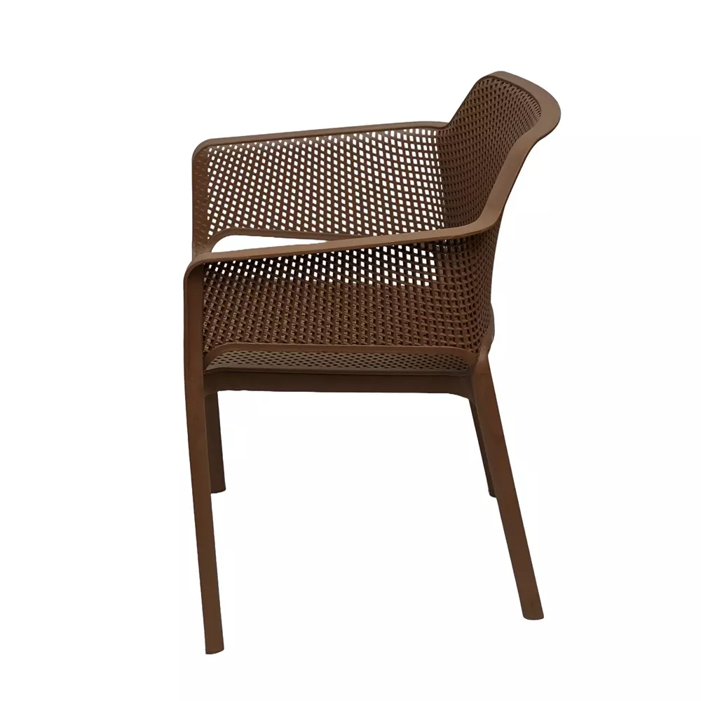 Mango Premium MAPLE Monobloc Chair with Armrest Glass Fibre Plastic 584.2x609.6x787.4 mm RDB