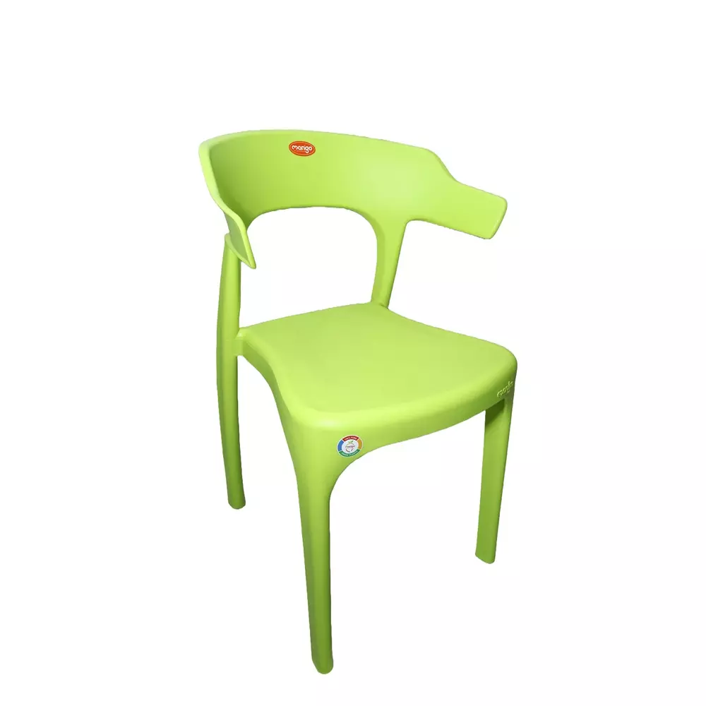 Mango STANLY Armless Chair 406.4x431.8x762 mm Citrus Green for Indoors & Outdoors