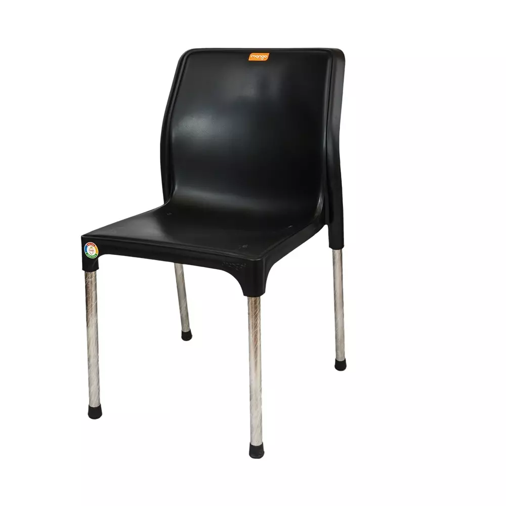 Mango TESTA Plastic Chair 55x40x81 cm Jet Black