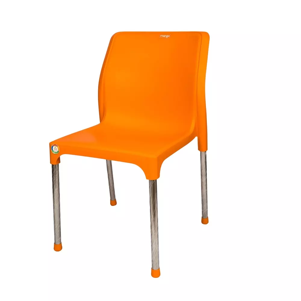 Mango TESTA Plastic Chair 55x40x81 cm Mango Orange