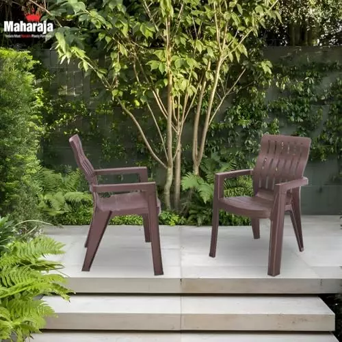maharaja-chair-with-arm-rest-modern-stylish-design-200-kg-bearing-capacity-brown-plastic-for-home-school-garden-office-fortuner_brown-pk6-pack-of-6-pcs