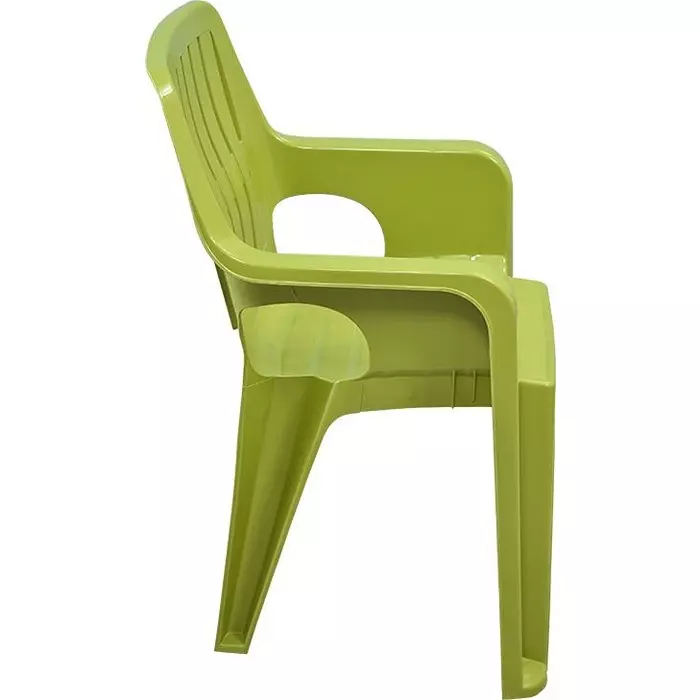 swagath-plastic-chair-with-armrest-mehendi-green-color-for-cafe-home-and-office-megacare-pack-of-4-pcs