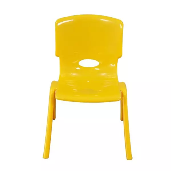Swagath Comfortable Kids Plastic Chair Without Armrest Yellow Color, Kidzy