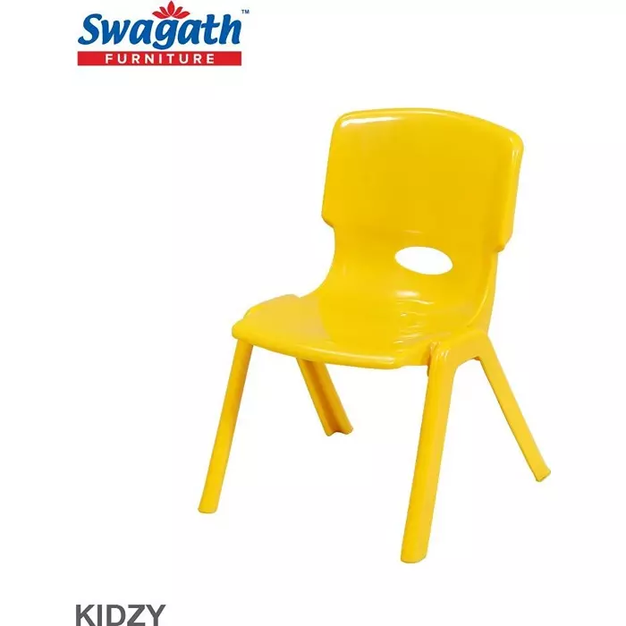 swagath-comfortable-kids-plastic-chair-withot-armrest-yellow-color-kidzy