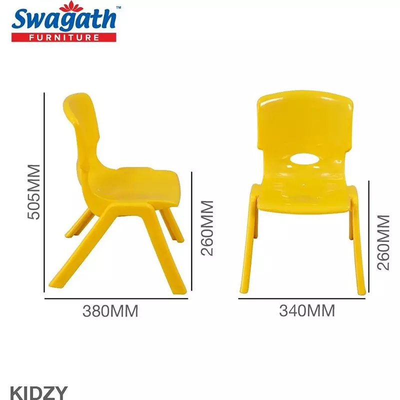 swagath-comfortable-kids-plastic-chair-withot-armrest-yellow-color-kidzy