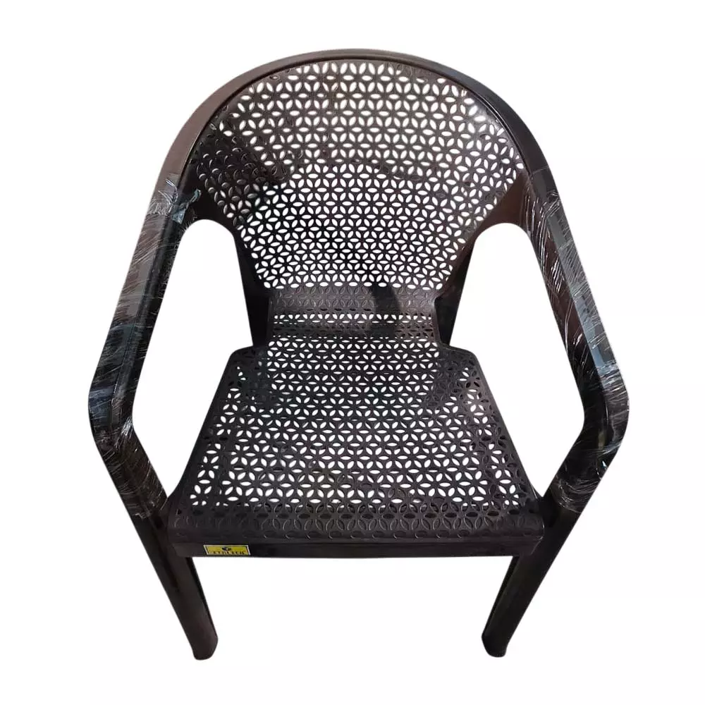 Italica Oxy Plastic Chair Matt Brown 58x57x80 cm (Pack of 6 Pcs)