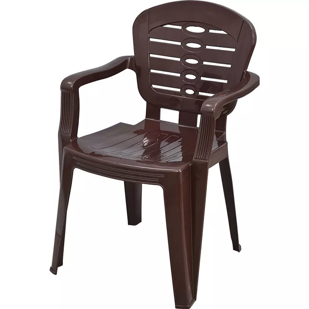 swagath-plastic-chair-with-arm-rest-saddle-brown-matte-finish-100-kg-load-capacity-high-back-for-indoor-outdoor-use-sw-1502-pack-of-4-pcs