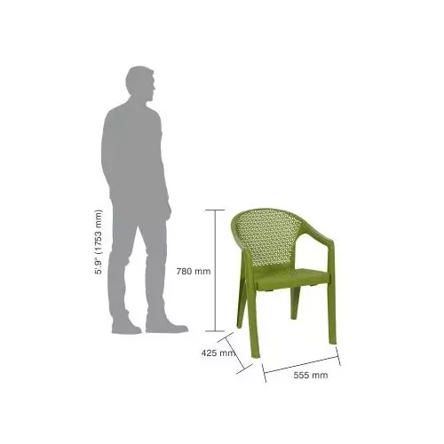 italica-oxy-series-plastic-arm-rest-chair-150-kg-load-capacity-olive-green-color-5202-set-of-6