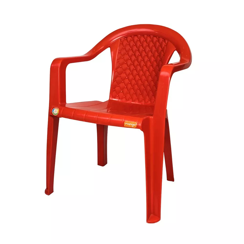 Mango Medium M 9022 Plastic Chair with Armrest 558.8x558.8x762 mm, Mystic Red