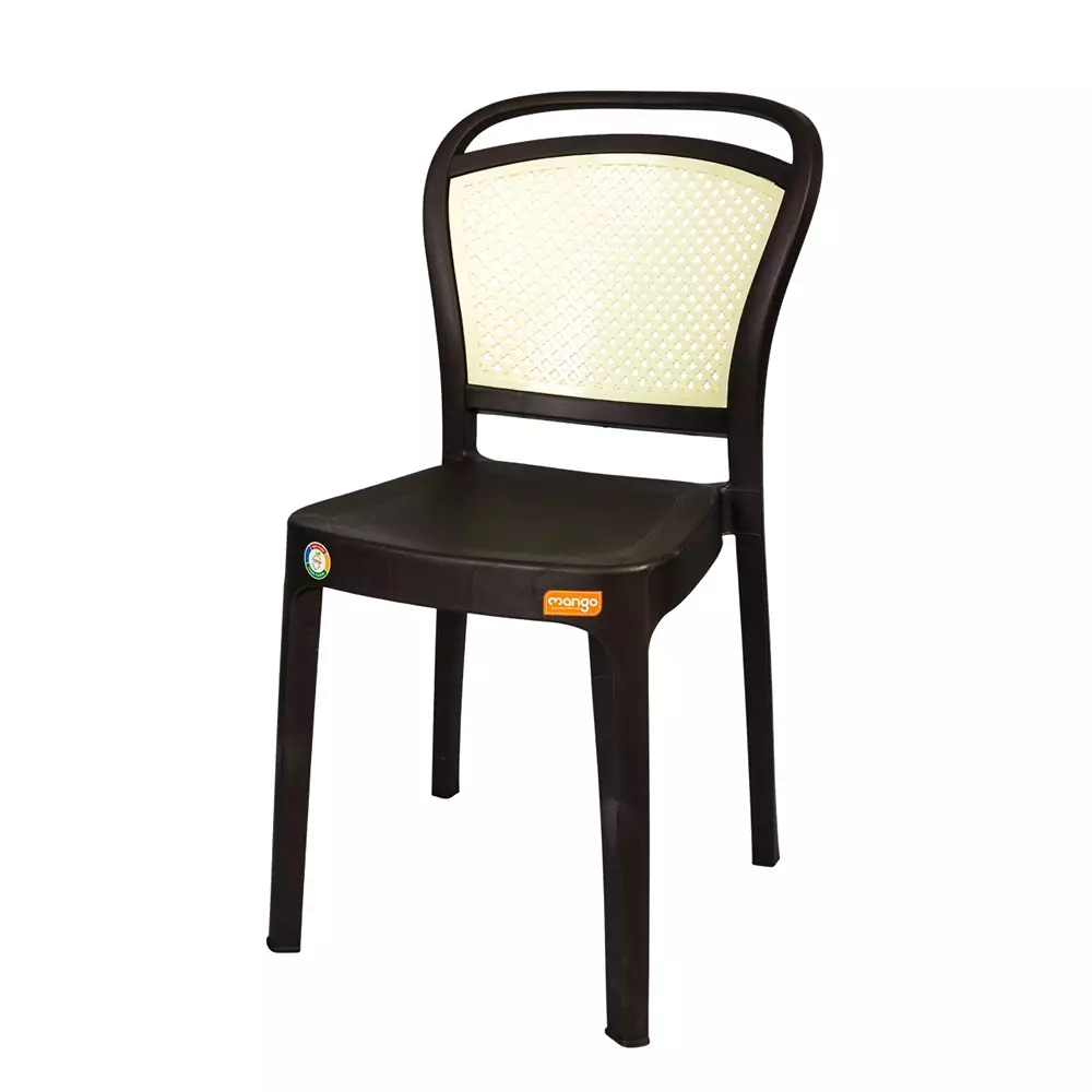 Mango SPICE Armless Chair 558.8x381x838.2 mm Weather Brown for Indoors & Outdoors