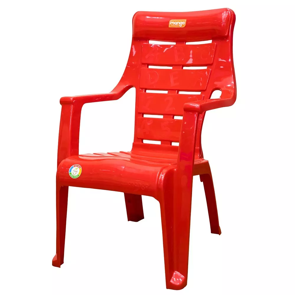 Mango ABCD Baby Chair with Armrest Polypropylene Plastic 457.2x381x584.2 mm Mystic Red