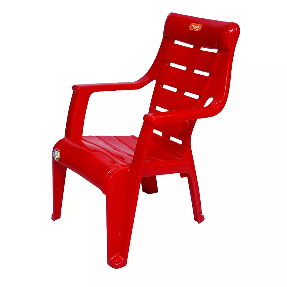 Mango ABCD Baby Chair with Armrest Polypropylene Plastic 457.2x381x584.2 mm Mystic Red