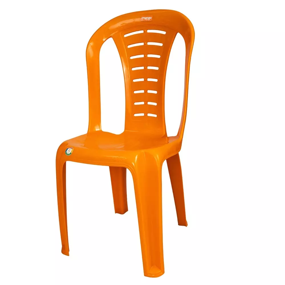 Mango BIDAI Armless Chair 508x431.8x889 mm Mango Orange for Indoors & Outdoors