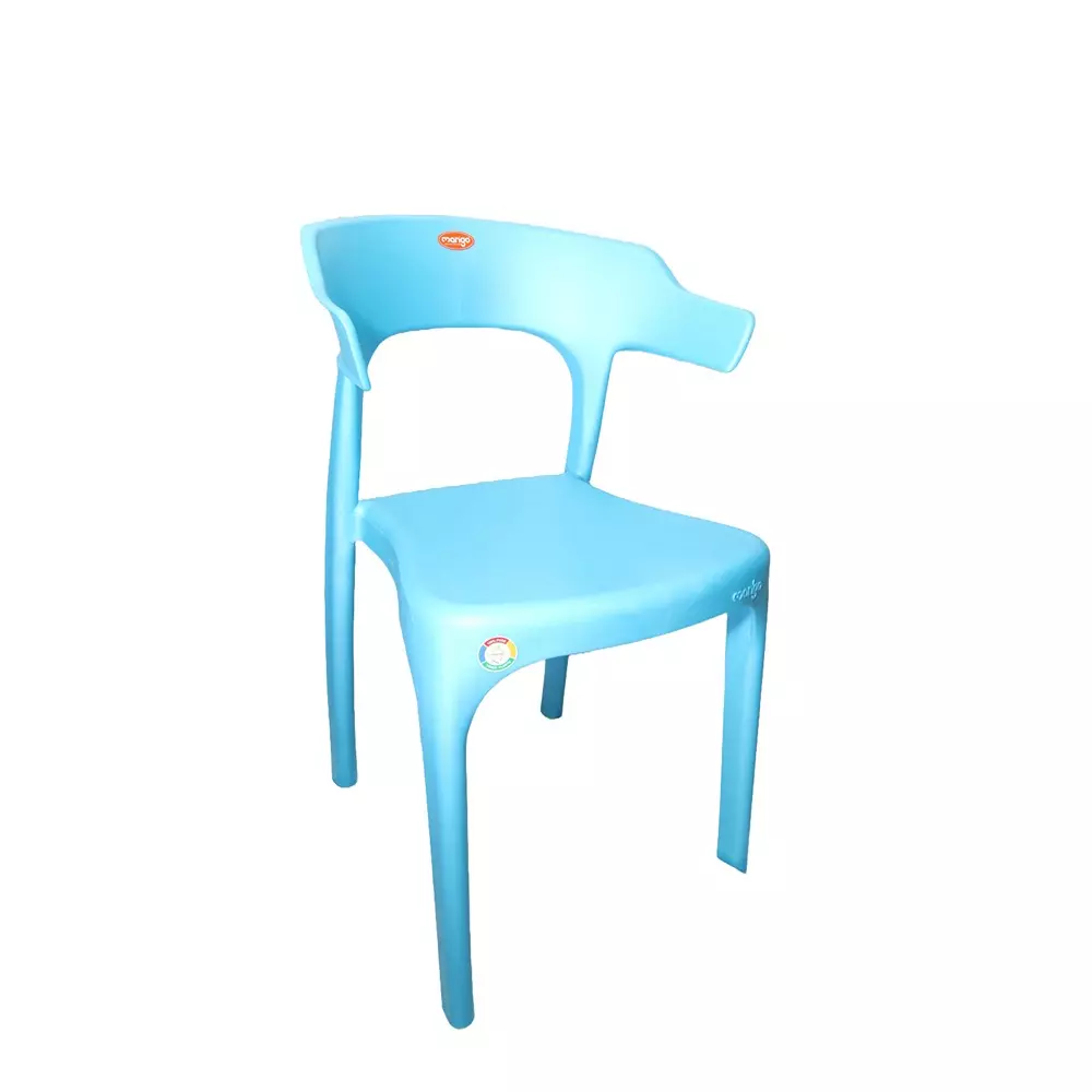Mango STANLY Armless Chair 406.4x431.8x762 mm Marina Blue for Indoors & Outdoors