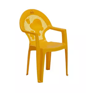Supreme Jack Plastic Kids Chair, Yellow