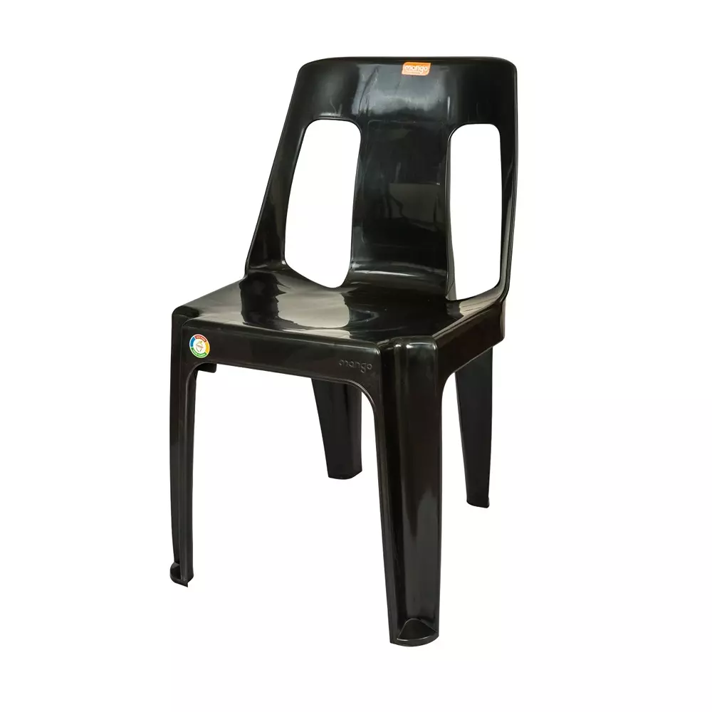 Mango Power Chair With Armless Cherry 200 Kg Load Bearing Capacity Polypropylene Plastic Medium Back for Home & School Use