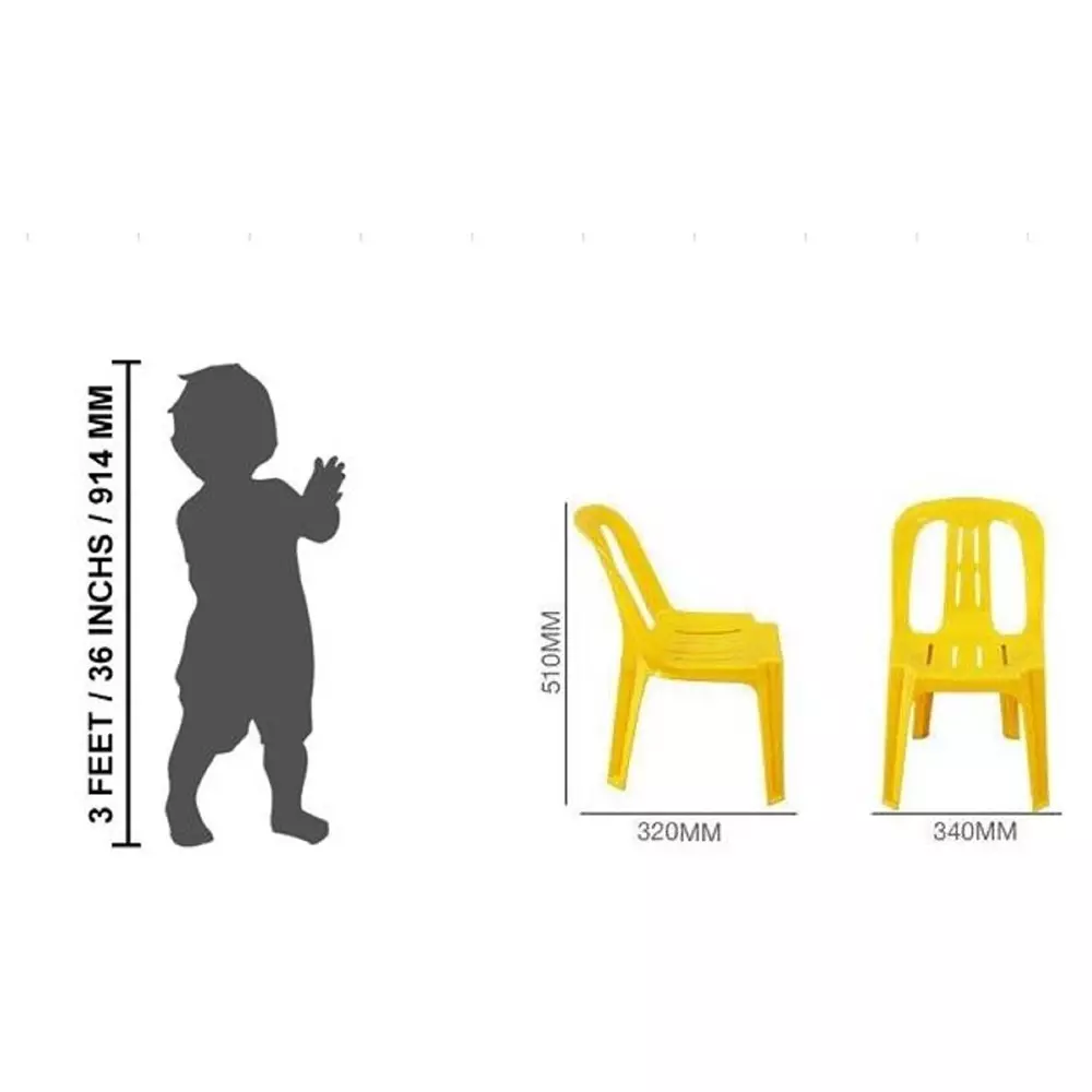 swagath-kids-chair-junior-series-without-arm-rest-pp-polypropylene-material-100-kg-load-capacity-pre-assembled-type-yellow-color-nova-yl-2-pack-of-2-pcs
