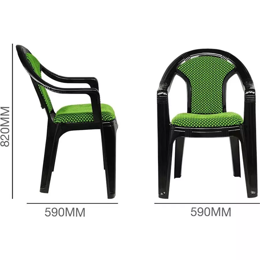 swagath-adore-cafeteria-cushioned-chair-with-arm-rest-plastic-black-body-with-green-cushioned-seat-82x59x59-cm-size-adore-bkngr-1