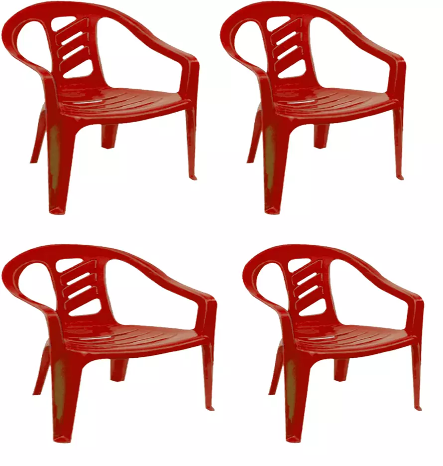 Supreme Jolly Plastic Kids Chair, Red