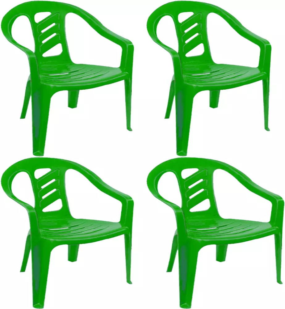 Supreme Jolly Plastic Kids Chair, Green