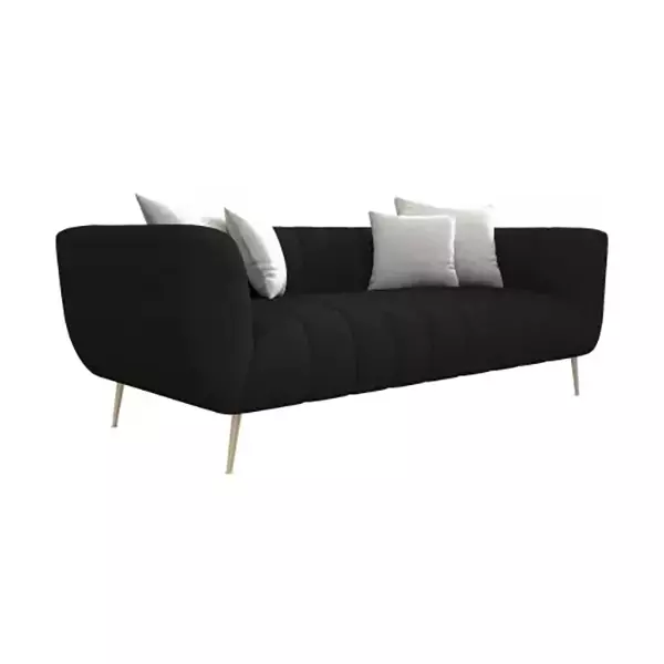 Urban Living Darwin Dazzle 3 Seater Sofa Dark Grey