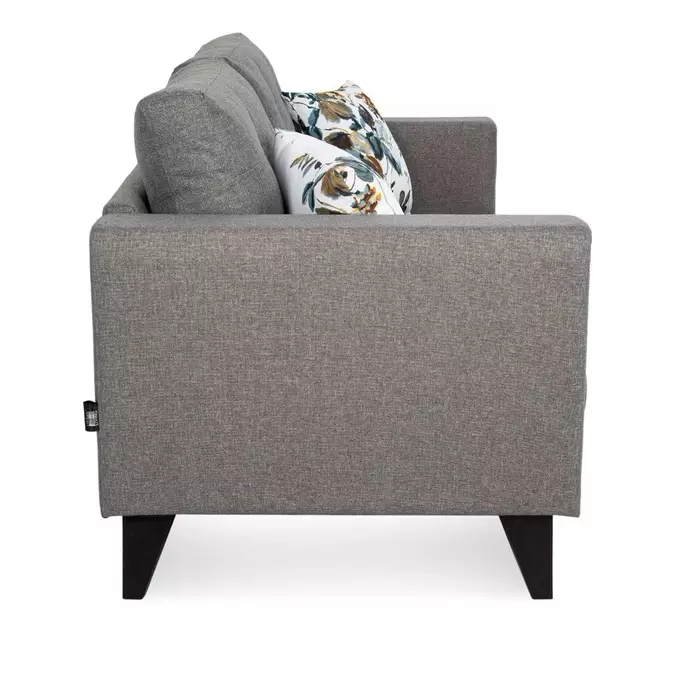 Urban Living Bristol Brilliant 3 Seater Sofa Grey