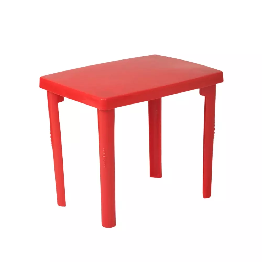 SUPREME Plastic Kids Table With Legs Red, KID