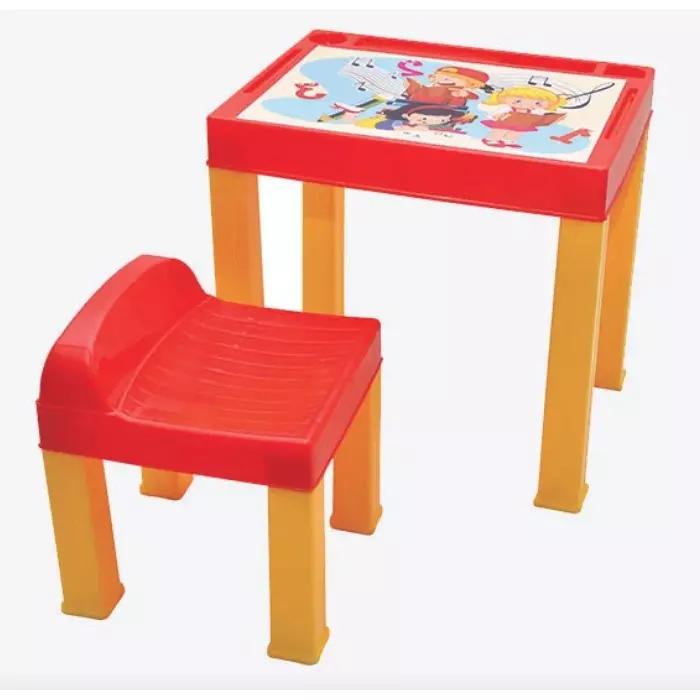 Italica Kids Study Set Red & Yellow Color, 5229 (Each 1 Set)
