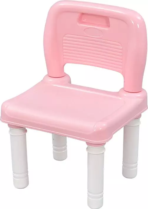 swagath-besty-baby-study-chair-plastic-glossy-finish-20-kg-load-capacity-pink-for-home-school-use-besty-pack-of-2-pcs