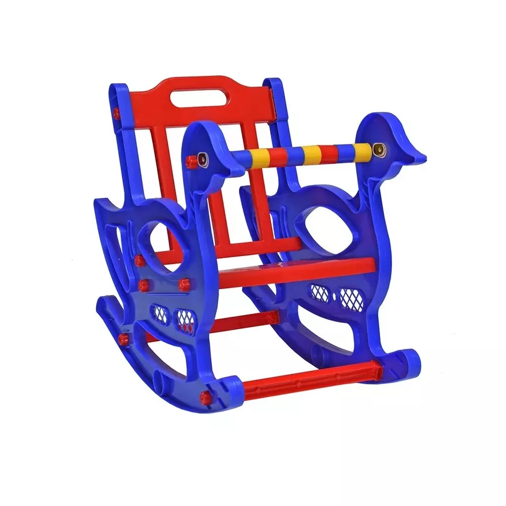 Italica Baby Rocking Plastic Chair Red & Blue Color, 471 / 9612