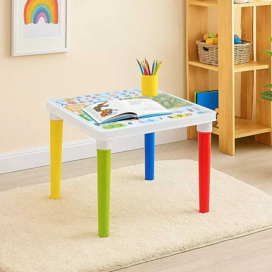 nilkamal-genius-plastic-ludo-table-milky-white-color