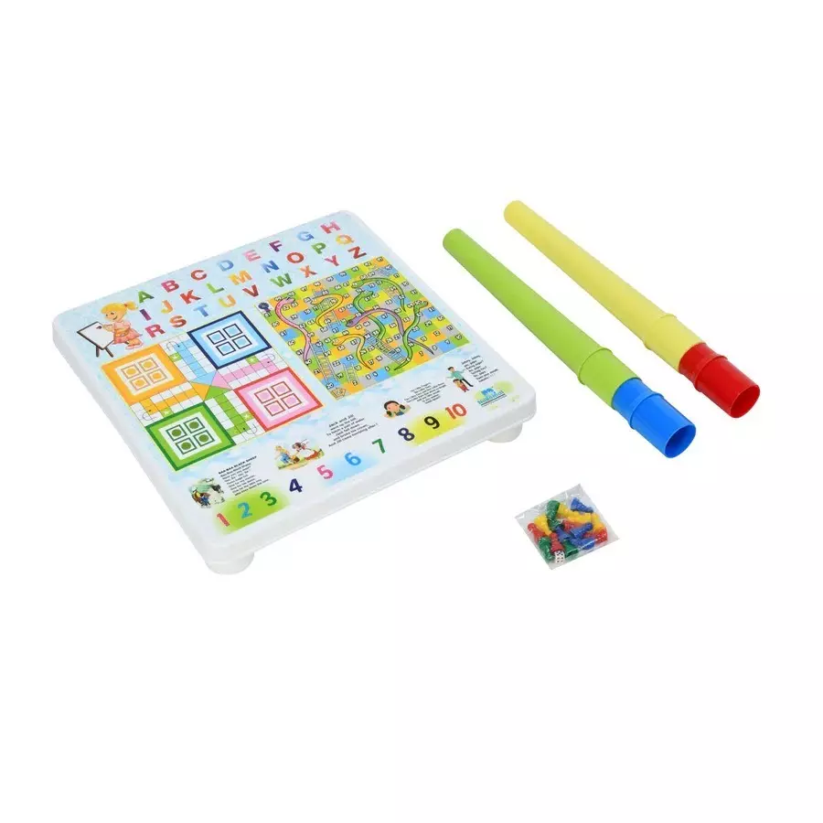 nilkamal-genius-plastic-ludo-table-milky-white-color