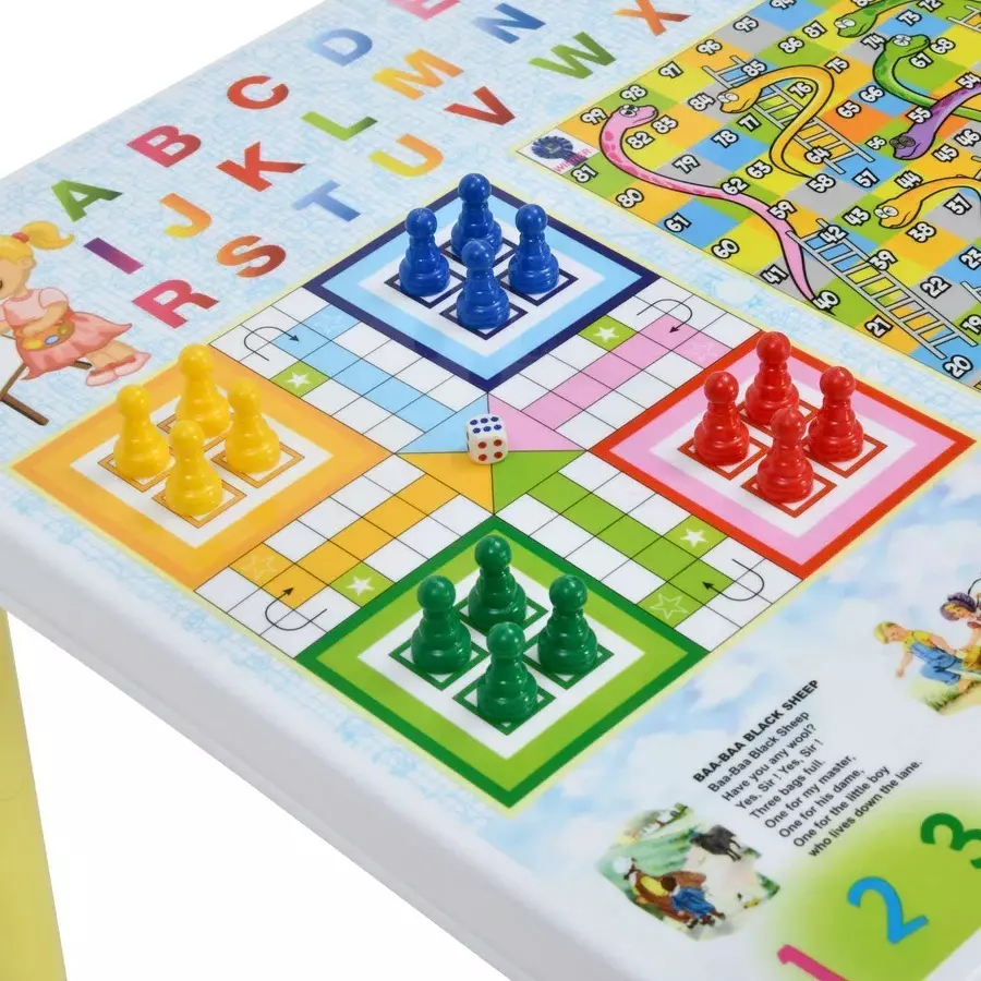 nilkamal-genius-plastic-ludo-table-milky-white-color
