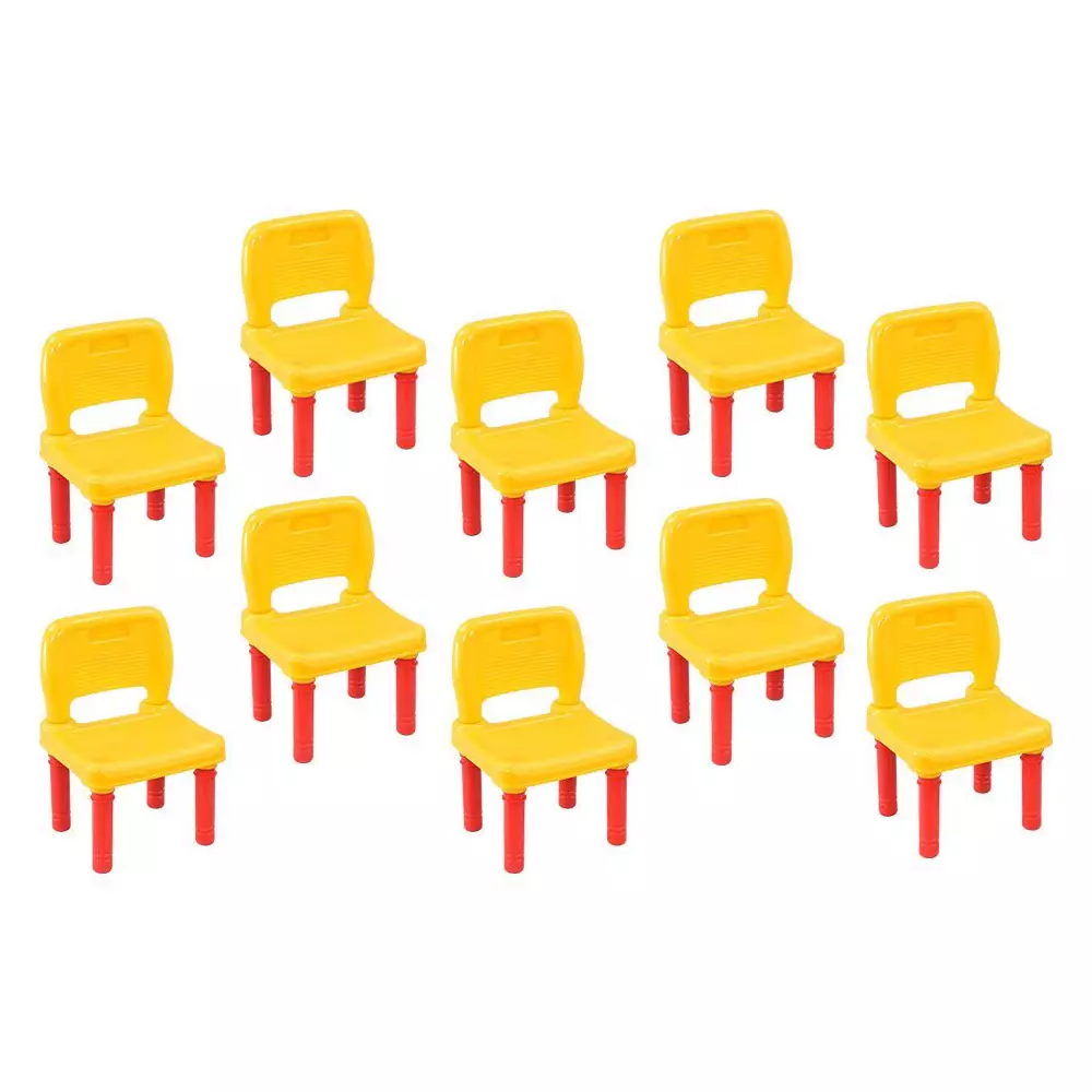 swagath-besty-baby-study-chair-plastic-glossy-finish-20-kg-load-capacity-yellow-for-home-school-use-besty-pack-of-10-pcs