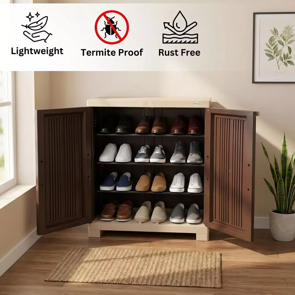 supreme-shoe-rack-plastic-globus-brown-no-of-shelves-3-aspen-sr1