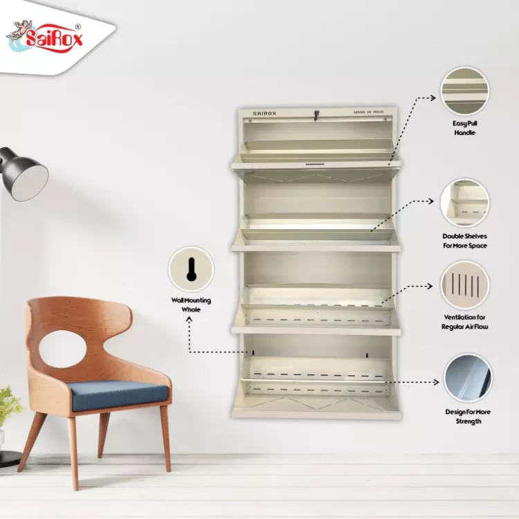 sairox-shoe-rack-metal-beige-4-shelves-4-ducts-29x85x56-inch-size-sxsr001