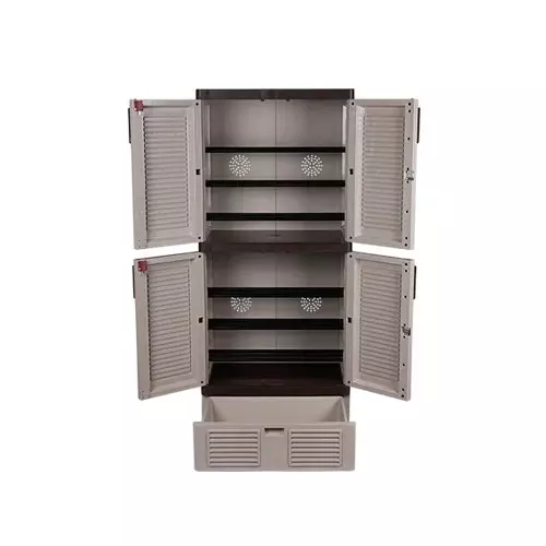 italica-4-feet-12192-cm-drawer-plastic-shoe-rack-brown-and-almond-color-sr-5514dr