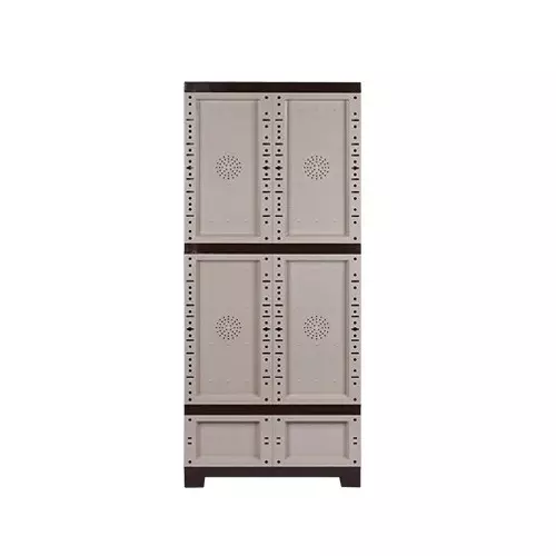 italica-4-feet-12192-cm-drawer-plastic-shoe-rack-brown-and-almond-color-sr-5514dr