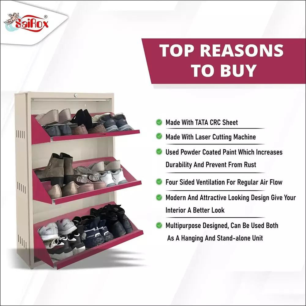 sairox-shoe-rack-metal-maroon-3-shelves-6-ducts-29x85x43-inch-size-sxsr002