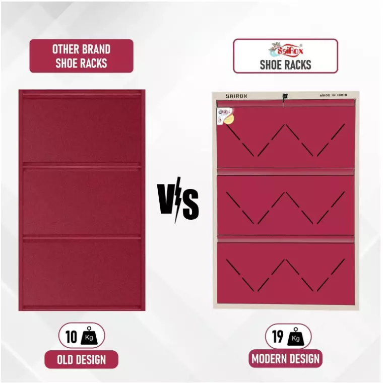 sairox-shoe-rack-metal-maroon-3-shelves-6-ducts-29x85x43-inch-size-sxsr002
