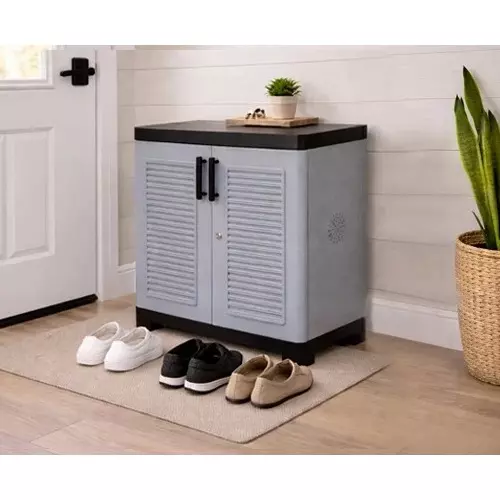 italica-2-feet-6096-cm-plastic-shoe-rack-black-and-silver-grey-color-sr-5512