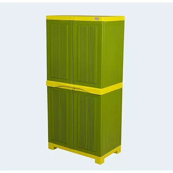 supreme-shoe-rack-plastic-mehandi-green-yellow-no-of-shelves-6-aspen-sr2