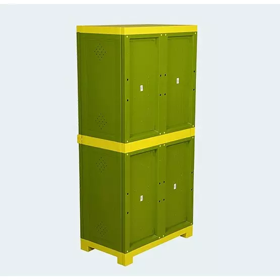 supreme-shoe-rack-plastic-mehandi-green-yellow-no-of-shelves-6-aspen-sr2