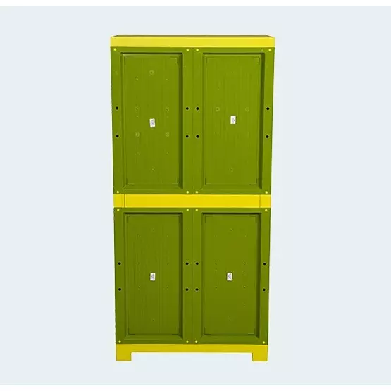 supreme-shoe-rack-plastic-mehandi-green-yellow-no-of-shelves-6-aspen-sr2