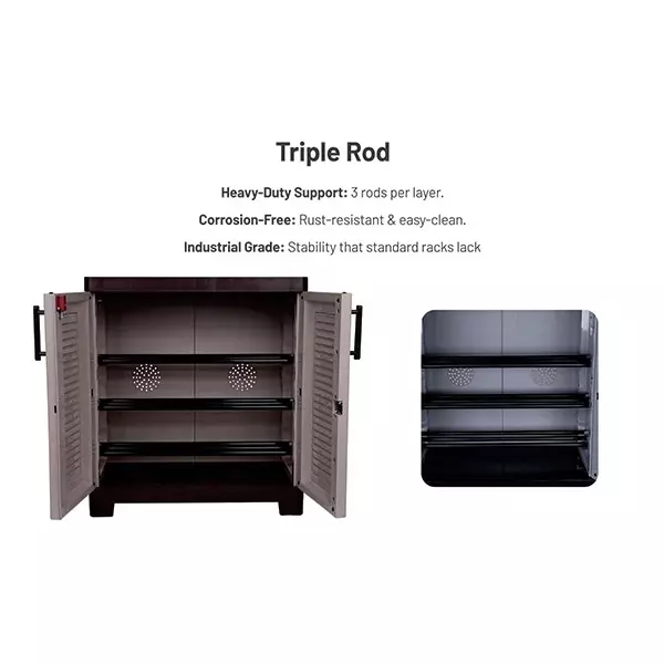 italica-2-feet-6096-cm-plastic-shoe-rack-brown-and-almond-color-sr-5512
