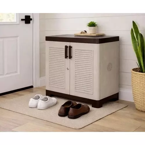 italica-2-feet-6096-cm-plastic-shoe-rack-brown-and-almond-color-sr-5512
